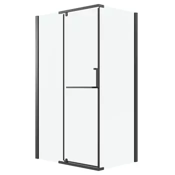 Душевой уголок Grossman Pragma 100x90 120.K33.03.1090.21.00 без поддона, стекло прозрачное, профиль черный матовый