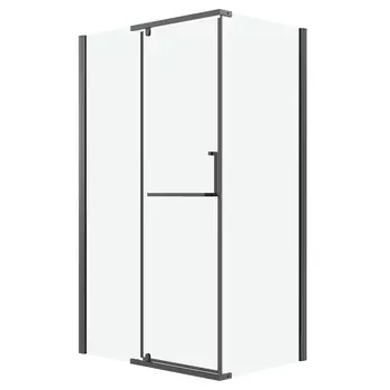 Душевой уголок Grossman Pragma 110x90 120.K33.03.1190.42.00 без поддона, стекло прозрачное, профиль графит сатин