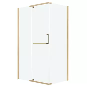 Душевой уголок Grossman Pragma 110x90 120.K33.03.1190.32.00 без поддона, стекло прозрачное, профиль золото сатин