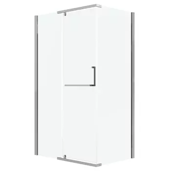 Душевой уголок Grossman Pragma 120x80 120.K33.03.1280.10.00 без поддона, стекло прозрачное, профиль хром