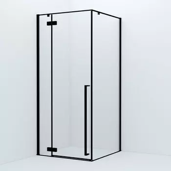 Душевой уголок Iddis Slide 90x90 SLI6BS0i23 стекло прозрачное, профиль черный матовый