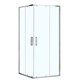 Душевой уголок Loranto 100x100 Neo CS-21809-100 стекло прозрачное, профиль серебро