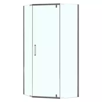Душевой уголок Loranto 100x100 Neo CS-22108-100 стекло прозрачное, профиль серебро
