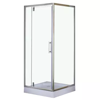 Душевой уголок Loranto 90x90 CS-604C 90 стекло прозрачное, профиль хром