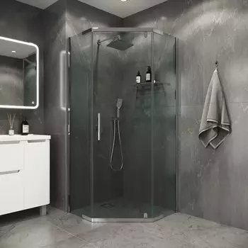 Душевой уголок Niagara Eco 88x88 NG-1009-14D стекло прозрачное, профиль хром глянцевый