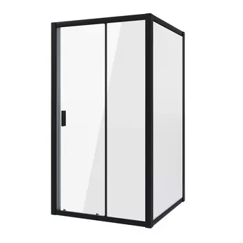 Душевой уголок Niagara Nova 100х100 NG-82-10AB-A100B стекло прозрачное, профиль черный