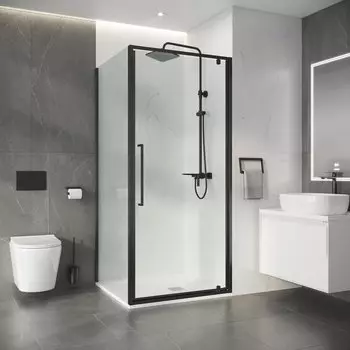 Душевой уголок Niagara Nova 100x80 NG-35-10AGR-A80GR-34 стекло прозрачное, профиль графит матовый