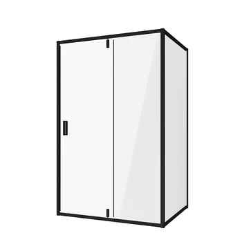 Душевой уголок Niagara Nova 110х100 NG-83-11AB-A100B стекло прозрачное, профиль черный