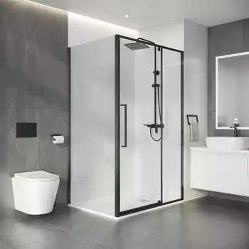 Душевой уголок Niagara Nova 110x80 NG-35-11AGR-A80GR-34 стекло прозрачное, профиль графит матовый