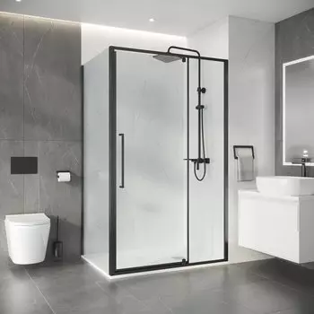 Душевой уголок Niagara Nova 120x80 NG-35-12AGR-A80GR-34 стекло прозрачное, профиль графит матовый