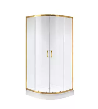 Душевой уголок Niagara Nova 90х90 NG-6406-08 GOLD стекло прозрачное, профиль золото