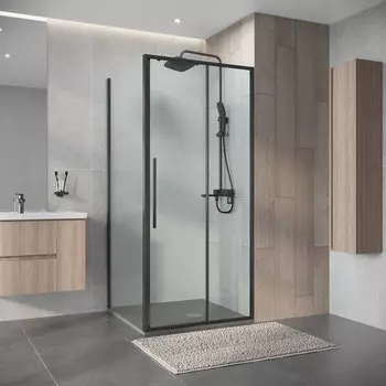 Душевой уголок Niagara Nova 90x100 NG-34-9AGR-A100GR-34 стекло прозрачное, профиль графит матовый