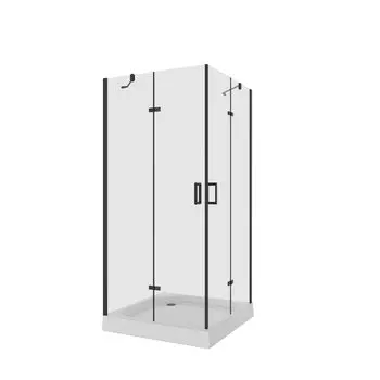 Душевой уголок Niagara Nova NG- 6814-08 BLACK 100x100 без поддона