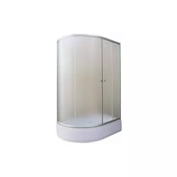 Душевой уголок Parly 120х80 ZFM1201R правый с поддоном, стекло матовое, профиль хром