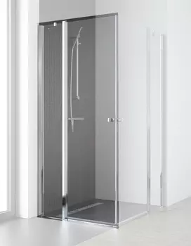 Душевой уголок Radaway EOS II KDD 80/L стекло прозрачное, профиль хром, без поддона