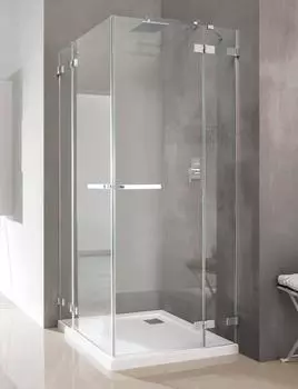 Душевой уголок Radaway Euphoria KDD 80х80 стекло прозрачное, профиль хром, без поддона