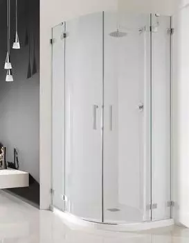 Душевой уголок Radaway Euphoria PDD 80х80 стекло прозрачное, профиль хром, без поддона