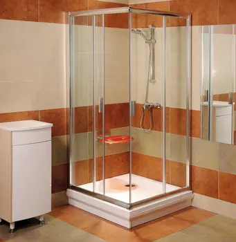 Душевой уголок Ravak Blix BLRV2-80 Satin с AntiCalc