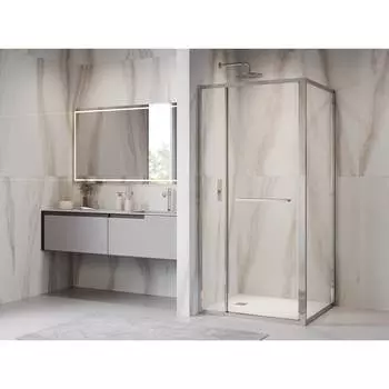 Душевой уголок RGW LE-45 120х100 77124520-11 стекло прозрачное, профиль хром, без поддона