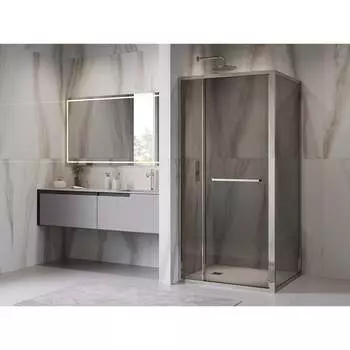 Душевой уголок RGW LE-45 120х80 77124528-31 стекло тонированное, профиль хром, без поддона