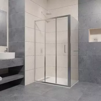 Душевой уголок RGW Passage 120x100 0608731120-011 стекло прозрачное, профиль хром