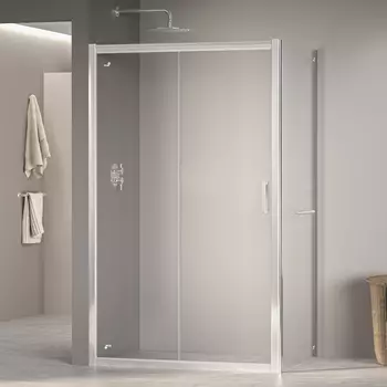 Душевой уголок RGW Passage 170x80 PA-76-1 (PA-016 + Z-060-2) стекло прозрачное, профиль хром