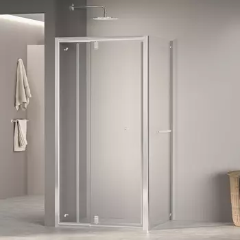 Душевой уголок RGW Passage 90x90 PA-32-1 (PA-02 NEW + Z-060-1) стекло прозрачное, профиль хром