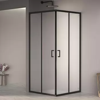Душевой уголок RGW Passage PA-030B 100x100 350803000-24 стекло сатин, профиль черный