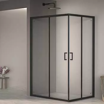 Душевой уголок RGW Passage PA-246-B 80x100 стекло прозрачное, профиль черный