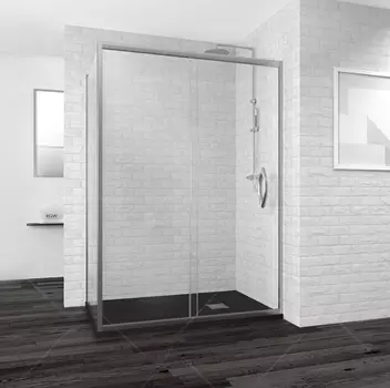 Душевой уголок RGW Passage PA-76 130х80 стекло матовое, профиль хром