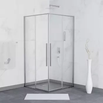 Душевой уголок RGW Stilvol SV-31 80х80 профиль хром, стекло прозрачное