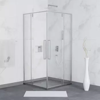 Душевой уголок RGW Stilvol SV-33 90x90 профиль хром, стекло прозрачное
