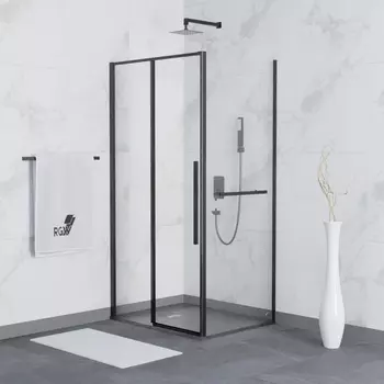 Душевой уголок RGW Stilvoll 120x80 SV-42-1B стекло прозрачное, профиль черный