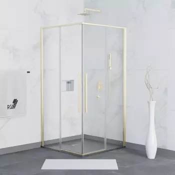 Душевой уголок RGW Stilvoll 90x90 32323199-16 стекло прозрачное, профиль золото
