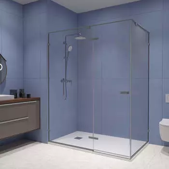 Душевой уголок RGW Stilvoll SV-040Gr 160x100 стекло прозрачное, профиль серый