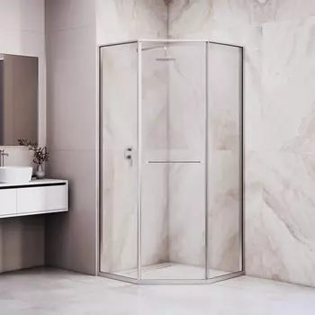 Душевой уголок RGW SV-82 100x100 33328200-11R стекло прозрачное, профиль хром