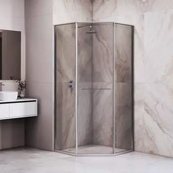 Душевой уголок RGW SV-82 120x80 33328282-31L стекло тонированное, профиль хром