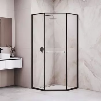 Душевой уголок RGW SV-82B 120x80 33328282-14R стекло прозрачное, профиль черный