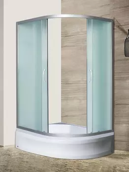 Душевой уголок River Don 90/70/24 MT L с поддоном, стекло матовое, профиль хром