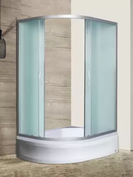 Душевой уголок River Don 90/70/24 MT R с поддоном, стекло матовое, профиль хром