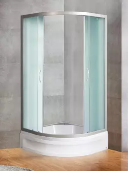 Душевой уголок River Don XL 100/24 MT с поддоном, стекло матовое, профиль хром