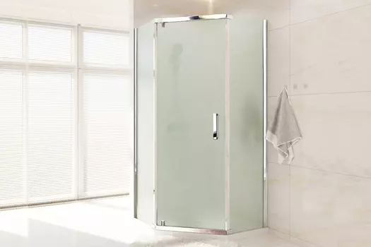 Душевой уголок Royal Bath 85х85 RB 85TR-C-CH стекло матовое, профиль хром