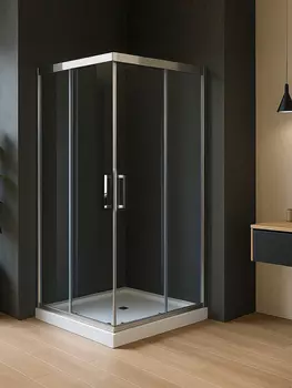 Душевой уголок Royal Bath 90х90 RB HPD-T-CH стекло матовое, профиль хром, без поддона