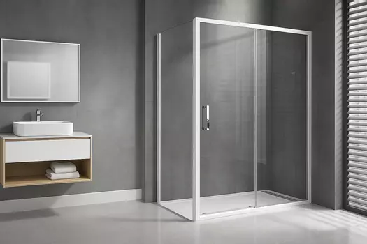 Душевой уголок Royal Bath Accord 170х110 RB 11170HPS-Т стекло прозрачное, профиль белый