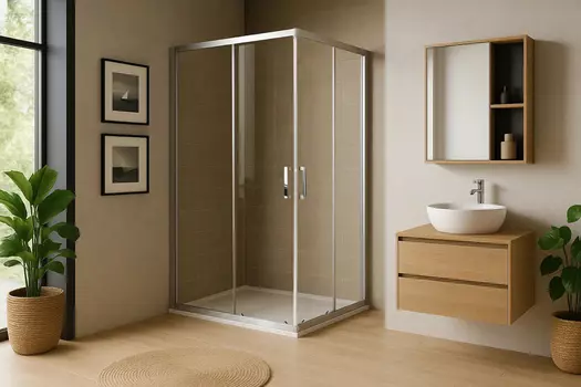 Душевой уголок Royal Bath HPD 100x70 RB7100HPD-T-ST стекло прозрачное, профиль сатин