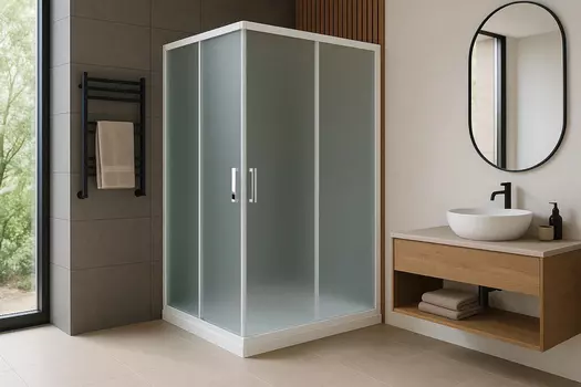 Душевой уголок Royal Bath HPD 105x70 RB7105HPD-C стекло матовое, профиль белый