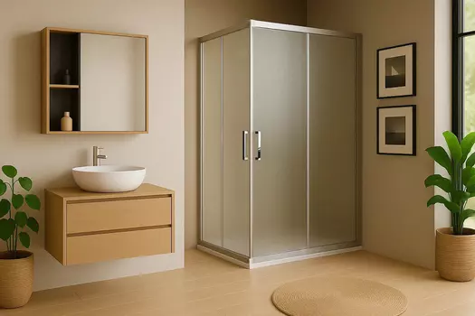 Душевой уголок Royal Bath HPD 110x70 RB7110HPD-C-ST стекло матовое, профиль сатин