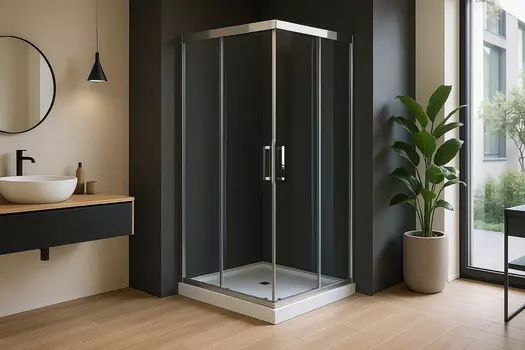 Душевой уголок Royal Bath HPD 70x70 RB70HPD-T-CH стекло прозрачное, профиль хром