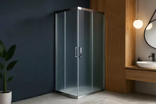 Душевой уголок Royal Bath HPD 75x70 RB7075HPD-C-CH стекло матовое, профиль хром