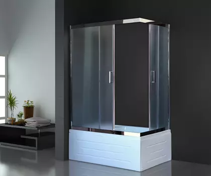 Душевой уголок Royal Bath RB 8120BP-C-CH R 120x80 матовый